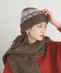 MOTO（モト）の「ノルディック ジャカードワッチ（ニットキャップ/ビーニー）」