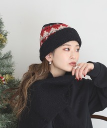 MOTO（モト）の「ノルディック ジャカードワッチ（ニットキャップ/ビーニー）」