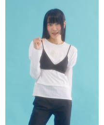 NEFNEF（ネフネフ）の「layered puff top_ivory（Tシャツ/カットソー）」