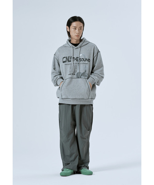 GAINSBORO(ゲインズボロ)の「オンリーダーサウンド フードパーカー_メランジグレー(パーカー・レディース・その他・LARGE/MEDIUM/SMALL/X-LARGE)」の3枚目の写真