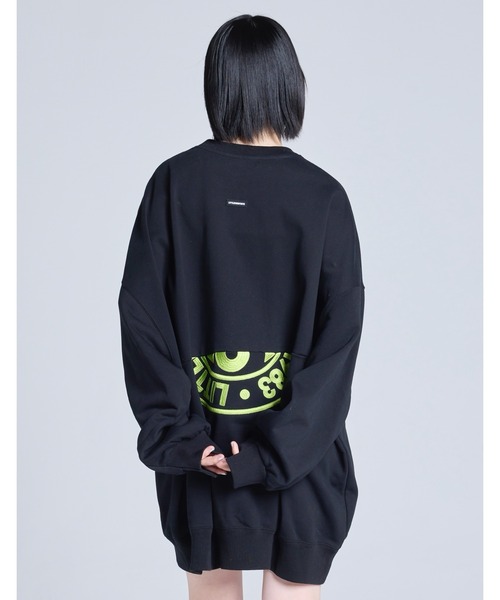 Little sunny bite(リトルサニーバイト)の「【Little Sunny Bite】logo sweat top(スウェット・レディース・ピンク/ブラック・MEDIUM/SMALL)」の9枚目の写真