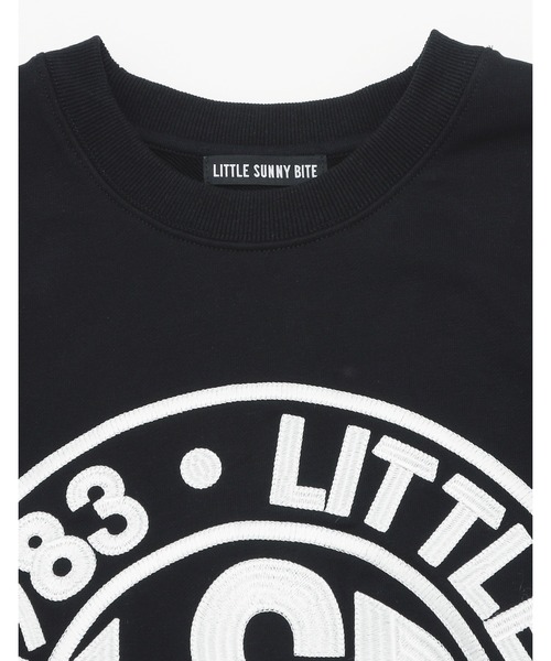 Little sunny bite(リトルサニーバイト)の「【Little Sunny Bite】logo sweat top(スウェット・レディース・ピンク/ブラック・MEDIUM/SMALL)」の10枚目の写真