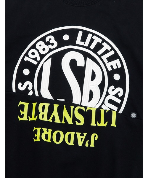 Little sunny bite(リトルサニーバイト)の「【Little Sunny Bite】logo sweat top(スウェット・レディース・ピンク/ブラック・MEDIUM/SMALL)」の11枚目の写真