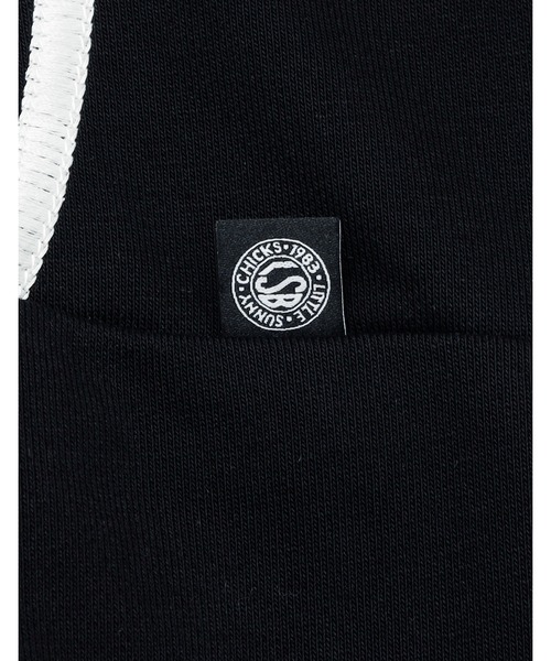 Little sunny bite(リトルサニーバイト)の「【Little Sunny Bite】logo sweat top(スウェット・レディース・ピンク/ブラック・MEDIUM/SMALL)」の13枚目の写真