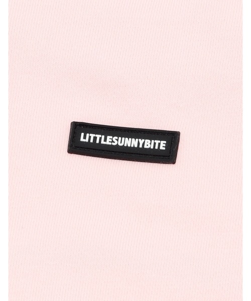 Little sunny bite(リトルサニーバイト)の「【Little Sunny Bite】logo sweat top(スウェット・レディース・ピンク/ブラック・MEDIUM/SMALL)」の3枚目の写真