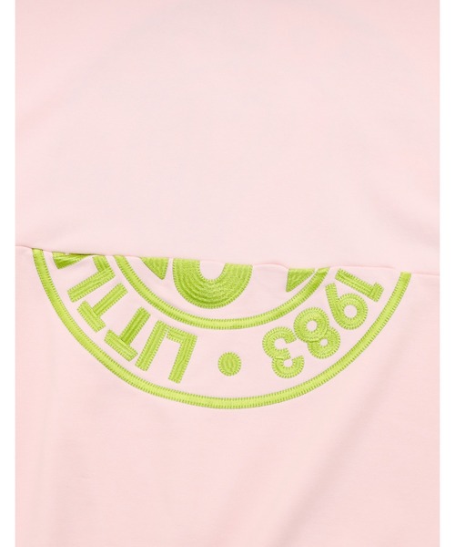 Little sunny bite(リトルサニーバイト)の「【Little Sunny Bite】logo sweat top(スウェット・レディース・ピンク/ブラック・MEDIUM/SMALL)」の4枚目の写真