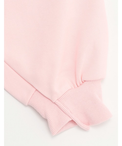 Little sunny bite(リトルサニーバイト)の「【Little Sunny Bite】logo sweat top(スウェット・レディース・ピンク/ブラック・MEDIUM/SMALL)」の5枚目の写真