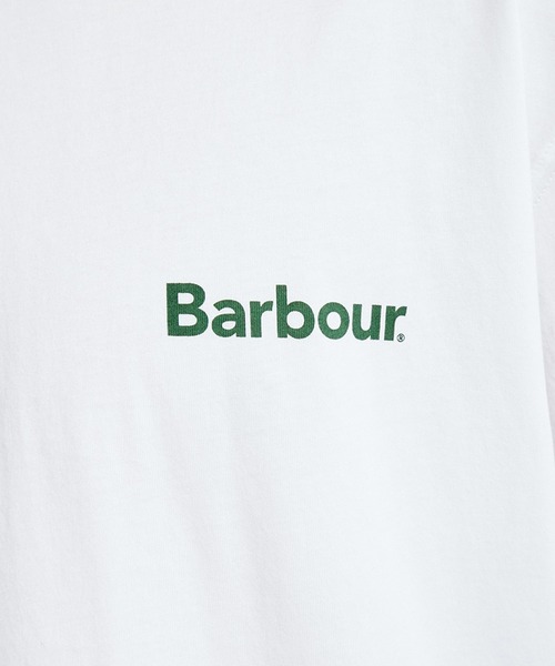Barbour(バブアー)の「【Barbour】barbour crossby archive logo os t-shirt(Tシャツ/カットソー・メンズ・ネイビー/ブラック/ホワイト/オリーブ・40/38/36/34/42)」の11枚目の写真