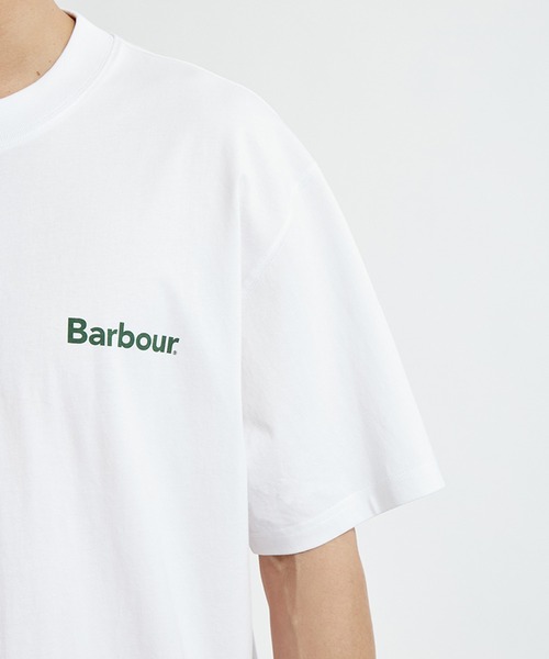 Barbour(バブアー)の「【Barbour】barbour crossby archive logo os t-shirt(Tシャツ/カットソー・メンズ・ネイビー/ブラック/ホワイト/オリーブ・40/38/36/34/42)」の10枚目の写真