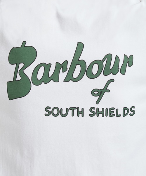 Barbour(バブアー)の「【Barbour】barbour crossby archive logo os t-shirt(Tシャツ/カットソー・メンズ・ネイビー/ブラック/ホワイト/オリーブ・40/38/36/34/42)」の12枚目の写真