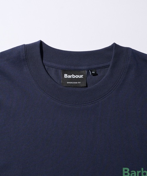 Barbour(バブアー)の「【Barbour】barbour crossby archive logo os t-shirt(Tシャツ/カットソー・メンズ・ネイビー/ブラック/ホワイト/オリーブ・40/38/36/34/42)」の21枚目の写真