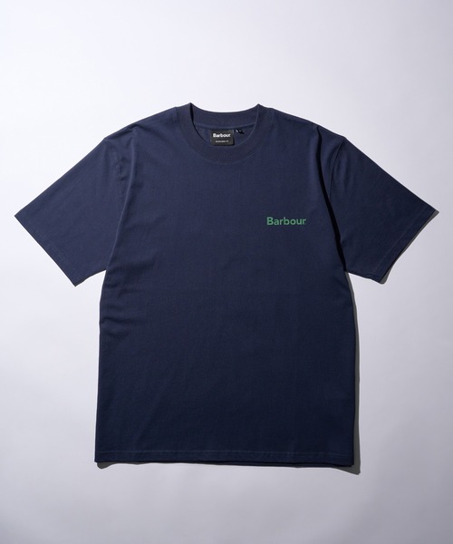 Barbour(バブアー)の「【Barbour】barbour crossby archive logo os t-shirt(Tシャツ/カットソー・メンズ・ネイビー/ブラック/ホワイト/オリーブ・40/38/36/34/42)」の22枚目の写真