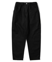 ワイドカッティングクロップハーフバンドパンツ WCH-327 ブラック