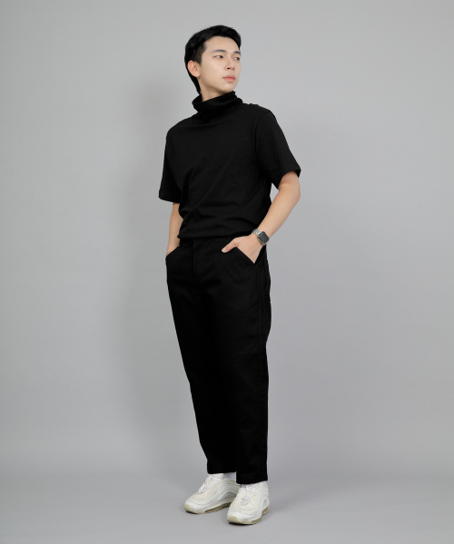 SAINTCREW(セントクルー)の「ワイドカッティングクロップハーフバンドパンツ WCH-327 ブラック(その他パンツ・メンズ・その他・MEDIUM/LARGE/X-LARGE)」の6枚目の写真