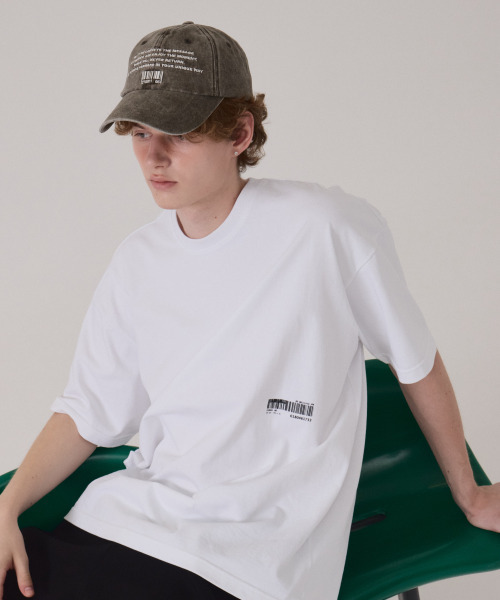 GET IT ON(ゲットイットオン)の「オーバーサイズ半袖Tシャツ_アイデンティティ(正体)ホワイト(Tシャツ/カットソー・メンズ・その他・F)」の5枚目の写真