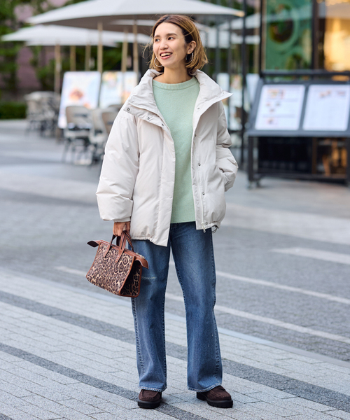 FRAMeWORK（フレームワーク）の「ダウンジャケット（ダウンジャケット/コート・レディース・ブラック/ベージュ・38/36）」の7枚目の写真