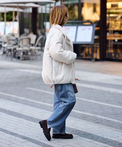 FRAMeWORK（フレームワーク）の「ダウンジャケット（ダウンジャケット/コート・レディース・ブラック/ベージュ・38/36）」の8枚目の写真