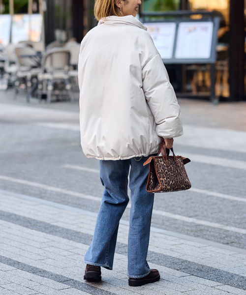 FRAMeWORK（フレームワーク）の「ダウンジャケット（ダウンジャケット/コート・レディース・ブラック/ベージュ・38/36）」の9枚目の写真