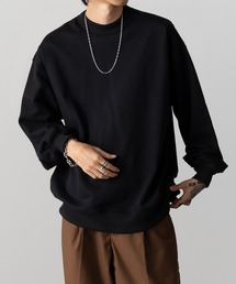 JERZEES（ジャージーズ）の「【MAISON CLUB】12oz Heavy Weight CREWNECK SWEATER　/ ドロップショルダー・ボリュームスリーブ 裏毛　無地スウェット（スウェット）」
