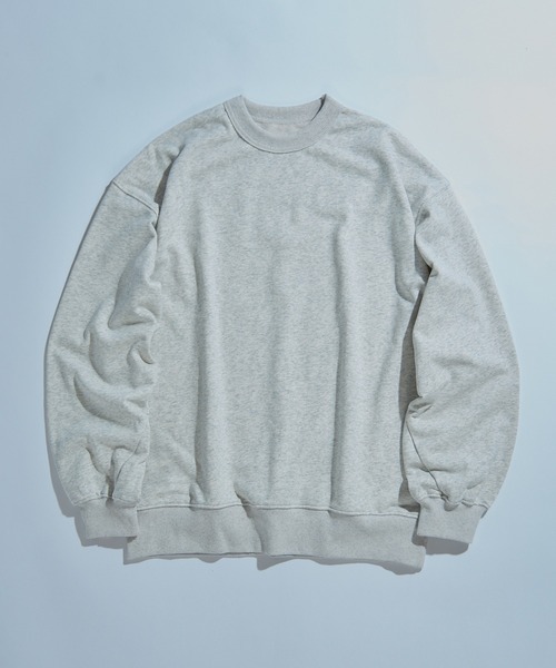 MAISON CLUB（メゾンクラブ）の「【MAISON CLUB】12oz Heavy Weight CREWNECK SWEATER　/ ドロップショルダー・ボリュームスリーブ 裏毛　無地スウェット（スウェット・メンズ・ブラック/アイボリー/ネイビー/ホワイト/ライトグレー/チャコールグレー/グレー/ブラウン/グリーン・L/M）」の17枚目の写真