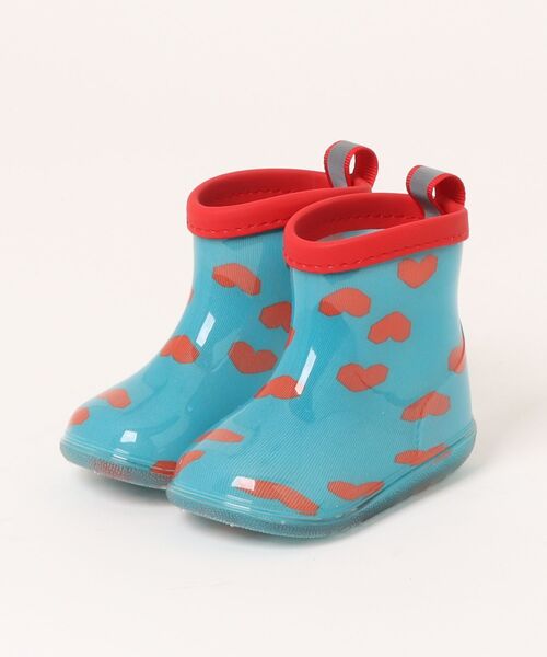 MARKEY'S（マーキーズ）の「【MARKEY'S】総柄レインシューズ（レインシューズ・キッズ・エメラルド/イエロー系その他・18cm/17cm/16cm/15cm/14cm/13cm）」の2枚目の写真