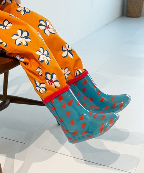 MARKEY'S（マーキーズ）の「【MARKEY'S】総柄レインシューズ（レインシューズ・キッズ・エメラルド/イエロー系その他・18cm/17cm/16cm/15cm/14cm/13cm）」の10枚目の写真