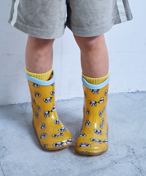 MARKEY'S（マーキーズ）の「【MARKEY'S】総柄レインシューズ（レインシューズ・キッズ・エメラルド/イエロー系その他・18cm/17cm/16cm/15cm/14cm/13cm）」の5枚目の写真