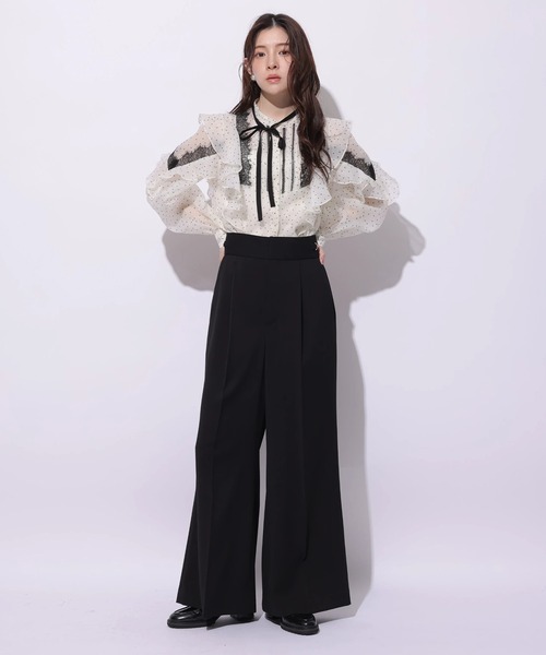 Rirandture(リランドチュール)の「ドットラッフルブラウス(シャツ/ブラウス・レディース・オフホワイト・2)」の20枚目の写真