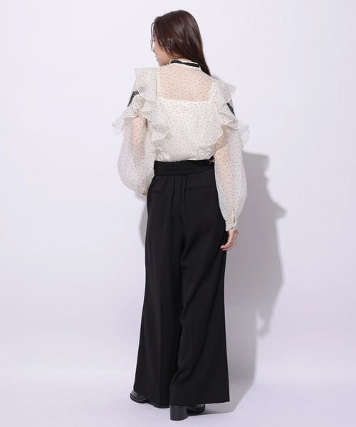 Rirandture(リランドチュール)の「ドットラッフルブラウス(シャツ/ブラウス・レディース・オフホワイト・2)」の21枚目の写真