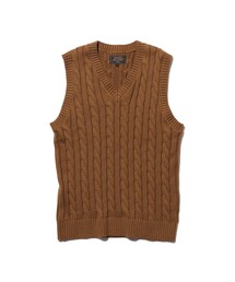 BEAMS PLUS（ビームスプラス）の「V-Neck Vest Cable（ニット/セーター）」