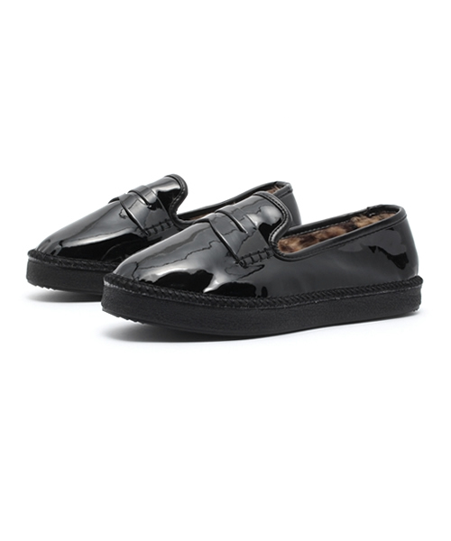 GLOBAL WORK（グローバルワーク）の「ローファーソフトスリッポン/709907（スリッポン・レディース・ブラック/ブラウン/ネイビー・MEDIUM/LARGE）」の2枚目の写真