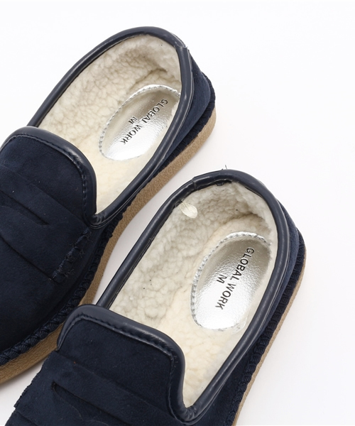 GLOBAL WORK（グローバルワーク）の「ローファーソフトスリッポン/709907（スリッポン・レディース・ブラック/ブラウン/ネイビー・MEDIUM/LARGE）」の11枚目の写真