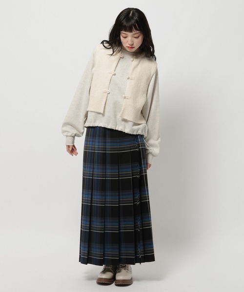 セール】チャイナニットベスト（ベスト）｜niko and（ニコアンド