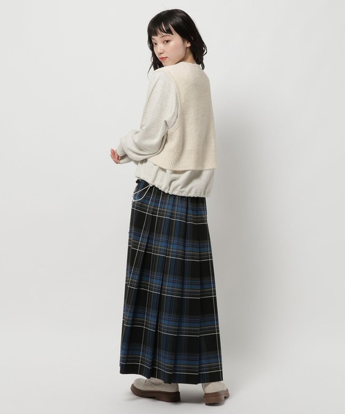 niko and（ニコアンド）の「チャイナニットベスト（ベスト）」 - WEAR
