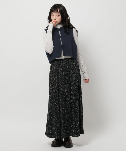 niko and（ニコアンド）の「チャイナニットベスト（ベスト）」 - WEAR