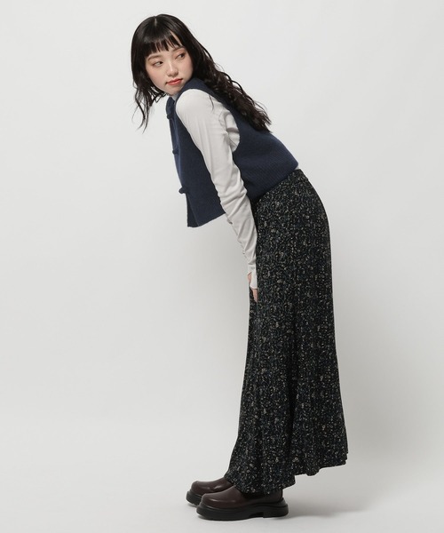 niko and（ニコアンド）の「チャイナニットベスト（ベスト）」 - WEAR
