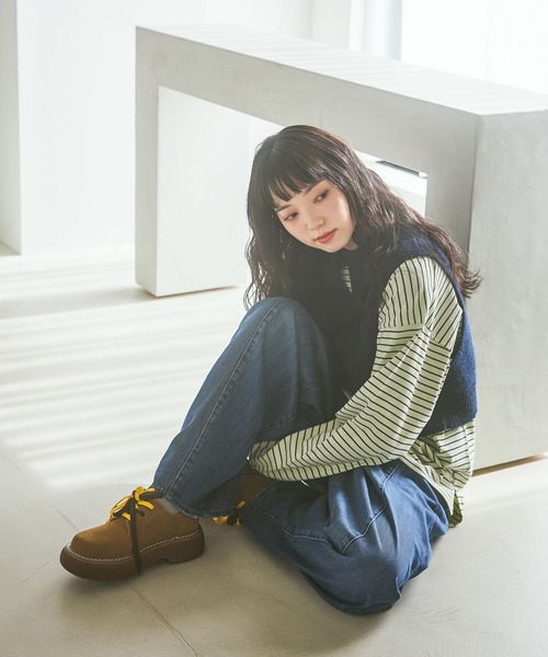 niko and（ニコアンド）の「チャイナニットベスト（ベスト）」 - WEAR