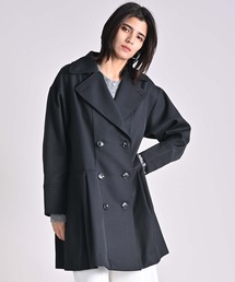 RAW FUDGE（ローファッジ）の「ビックカラータックペプラムコート（トレンチコート）」