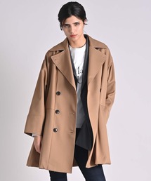 RAW FUDGE（ローファッジ）の「ビックカラータックペプラムコート（トレンチコート）」