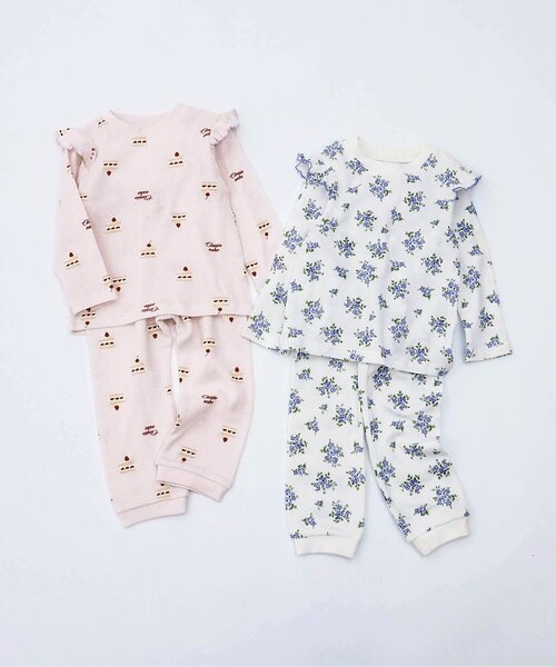 apres les cours（アプレレクール）の「花・ケーキ柄パジャマ（ルームウェア/パジャマ・キッズ・ピンク/その他3・130/120/110/100/90/80）」の18枚目の写真