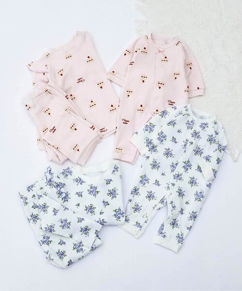 apres les cours（アプレレクール）の「花・ケーキ柄パジャマ（ルームウェア/パジャマ・キッズ・ピンク/その他3・130/120/110/100/90/80）」の20枚目の写真