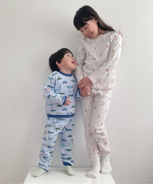 apres les cours（アプレレクール）の「花・ケーキ柄パジャマ（ルームウェア/パジャマ・キッズ・ピンク/その他3・130/120/110/100/90/80）」の5枚目の写真