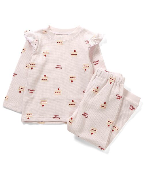 apres les cours（アプレレクール）の「花・ケーキ柄パジャマ（ルームウェア/パジャマ・キッズ・ピンク/その他3・130/120/110/100/90/80）」の10枚目の写真