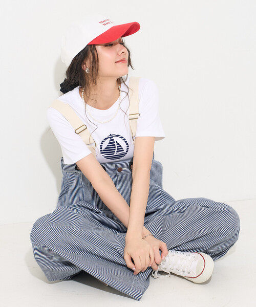 FREAK'S STORE（フリークスストア）の「RED KAP × FREAK'S STORE/レッドキャップ 別注 サスペンダー付き ビッグ 2タック デニムパンツ＜セットアップ対応＞/デニム サロペット（デニムパンツ・レディース・ブルー/ナチュラル/その他2/ネイビー・ﾌﾘ-）」の11枚目の写真