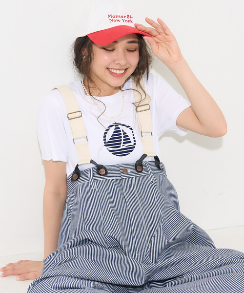 FREAK'S STORE（フリークスストア）の「RED KAP × FREAK'S STORE/レッドキャップ 別注 サスペンダー付き ビッグ 2タック デニムパンツ＜セットアップ対応＞/デニム サロペット（デニムパンツ・レディース・ブルー/ナチュラル/その他2/ネイビー・ﾌﾘ-）」の18枚目の写真