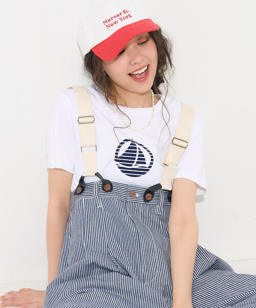FREAK'S STORE（フリークスストア）の「RED KAP × FREAK'S STORE/レッドキャップ 別注 サスペンダー付き ビッグ 2タック デニムパンツ＜セットアップ対応＞/デニム サロペット（デニムパンツ・レディース・ブルー/ナチュラル/その他2/ネイビー・ﾌﾘ-）」の17枚目の写真