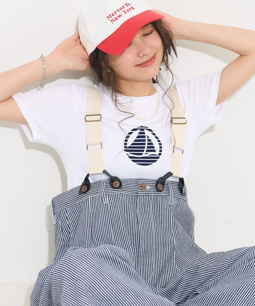 FREAK'S STORE（フリークスストア）の「RED KAP × FREAK'S STORE/レッドキャップ 別注 サスペンダー付き ビッグ 2タック デニムパンツ＜セットアップ対応＞/デニム サロペット（デニムパンツ・レディース・ブルー/ナチュラル/その他2/ネイビー・ﾌﾘ-）」の16枚目の写真