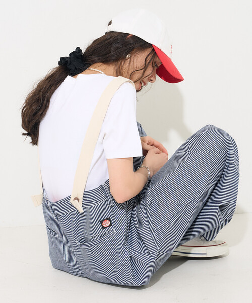 FREAK'S STORE（フリークスストア）の「RED KAP × FREAK'S STORE/レッドキャップ 別注 サスペンダー付き ビッグ 2タック デニムパンツ＜セットアップ対応＞/デニム サロペット（デニムパンツ・レディース・ブルー/ナチュラル/その他2/ネイビー・ﾌﾘ-）」の14枚目の写真