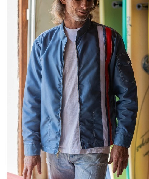 【BIRD WELL/バードウェル】Racing Jacket　ナイロンジャケット　MADE IN USA