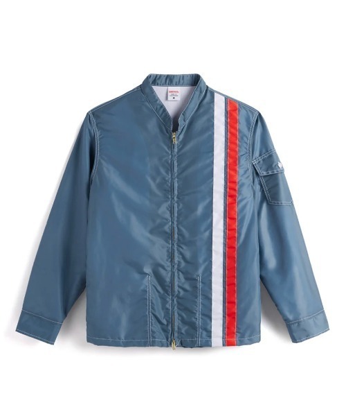 BIRDWELL(バードウェル)の「【BIRD WELL/バードウェル】Racing Jacket ナイロンジャケット MADE IN USA(ブルゾン・メンズ・ブルー・MEDIUM/LARGE/X-LARGE)」の8枚目の写真